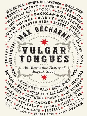 cover image of Vulgar Tongues